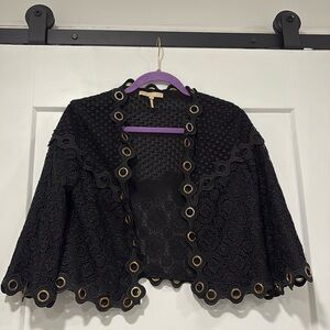 MAJE Lace Cropped Jacket